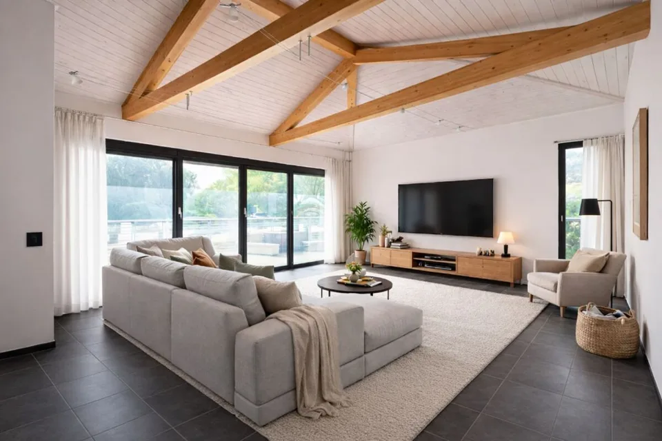 Hochwertiges Einfamilienhaus mit Sauna, Innenpool und Aufzug