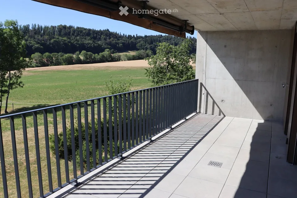 Bel appartement avec grand balcon à 20 minutes de Lausanne