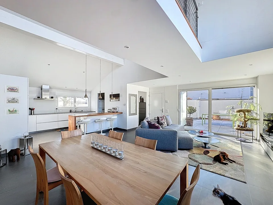 Duplex-Maison mit 4.5 Zimmern im Dachgeschoss