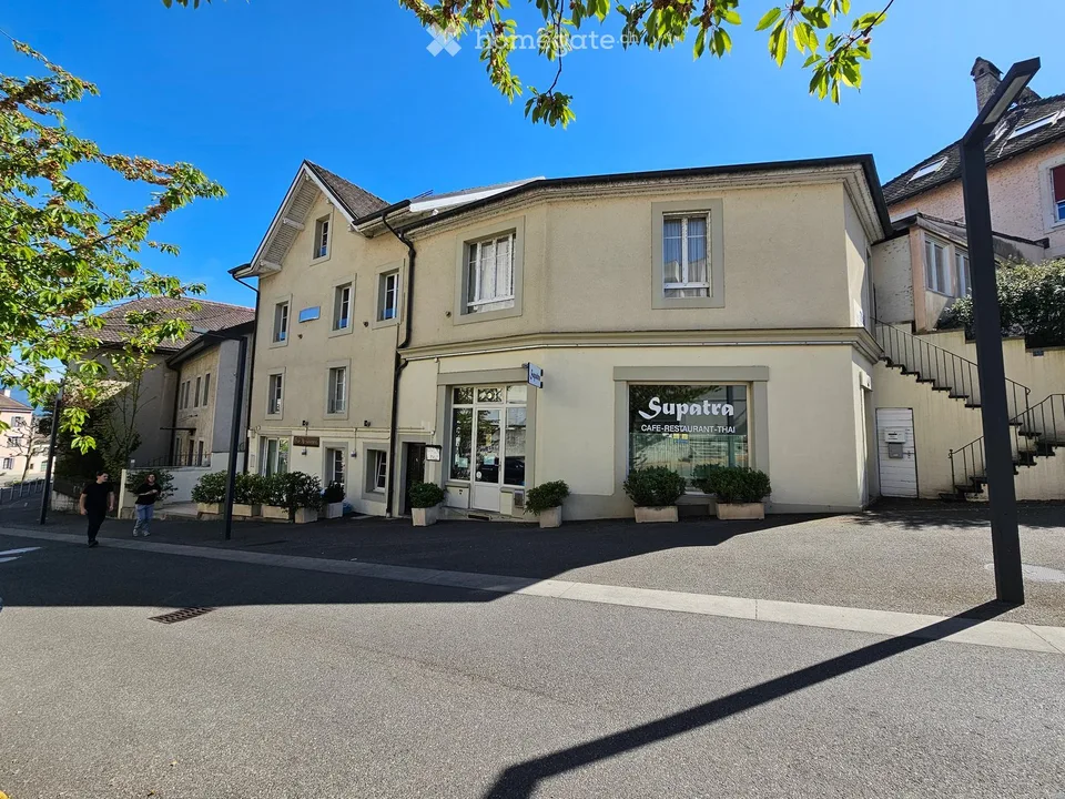 Vente – Immeuble de rendement mixte au cœur de Versoix