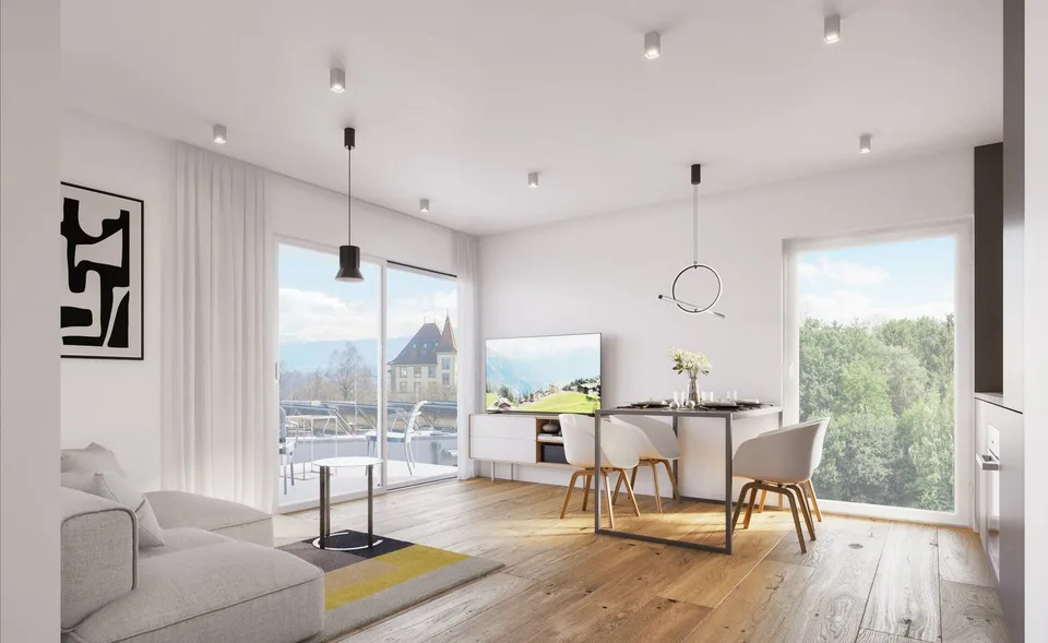 Appartement moderne de 2,5 pièces avec balcon à Fribourg – photo 6 sur 7