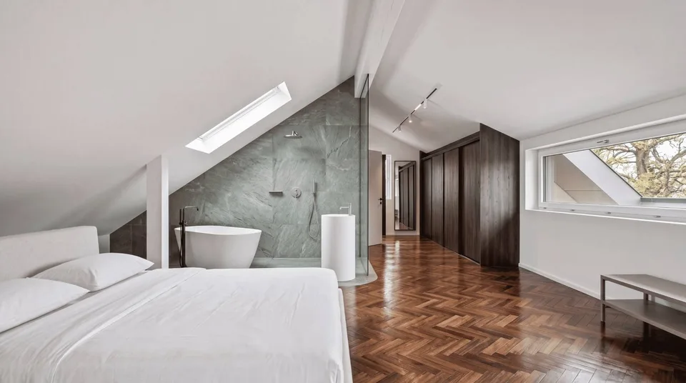 Villa nuova di lusso con vista panoramica sul Lago di Ginevra
