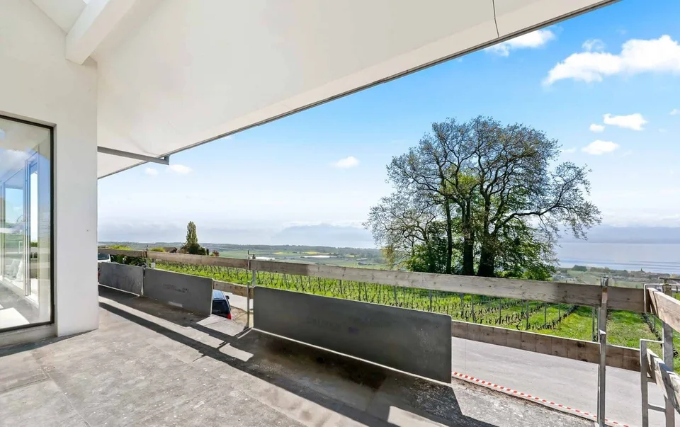 Villa nuova di lusso con vista panoramica sul Lago di Ginevra