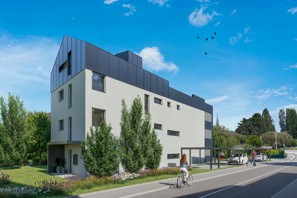 Appartamento di 3,5 locali con giardino privato di 241 m² in vendita su progetto