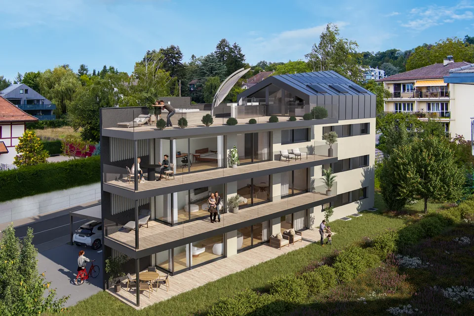 Appartement de 3,5 pièces jardin privatif de 241 m² Vente sur plan