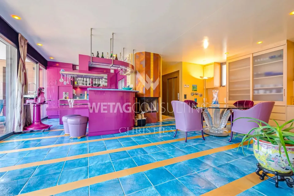 Lugano-Melide: Moderne Penthouse-Wohnung mit magischem Luganersee-Blick zu verkaufen