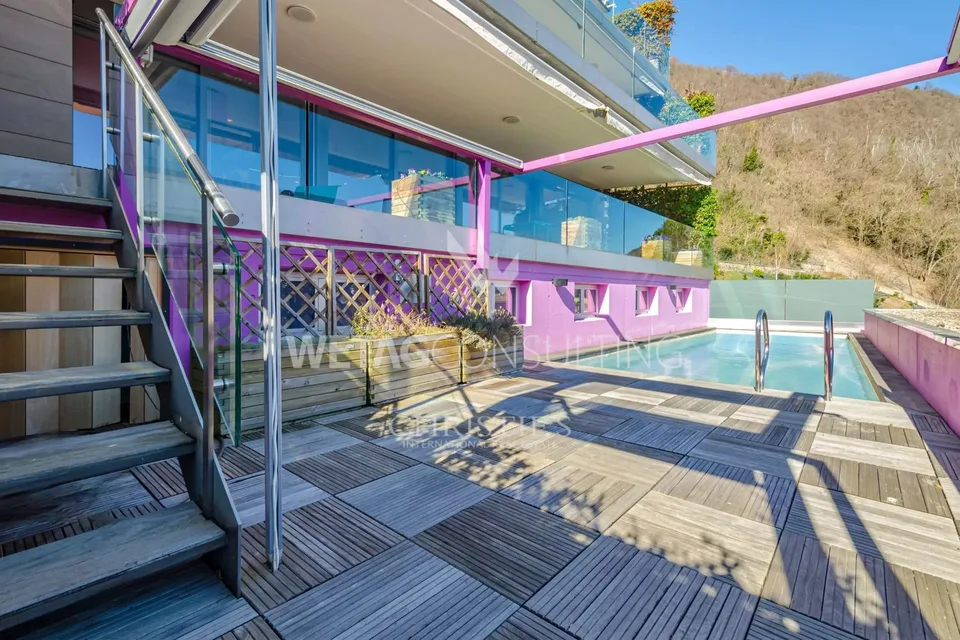Lugano-Melide: Moderne Penthouse-Wohnung mit magischem Luganersee-Blick zu verkaufen – Foto 6 von 10