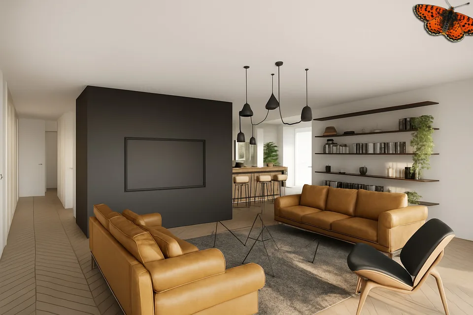 Attique de 5,5 pièces d'exception avec terrasse panoramique de 104 m²!