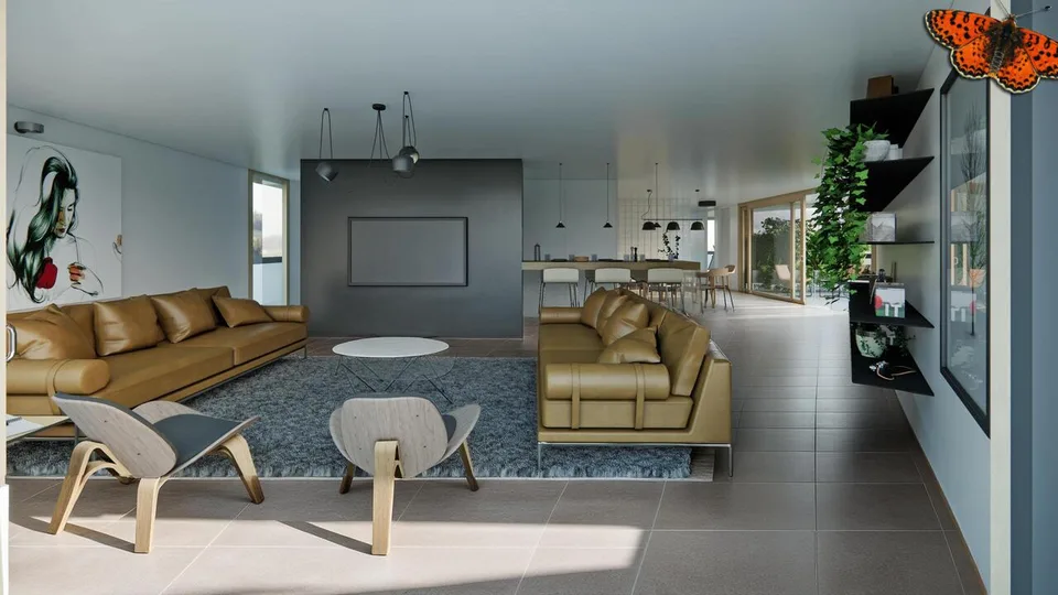 Attique de 5,5 pièces d'exception avec terrasse panoramique de 104 m²!