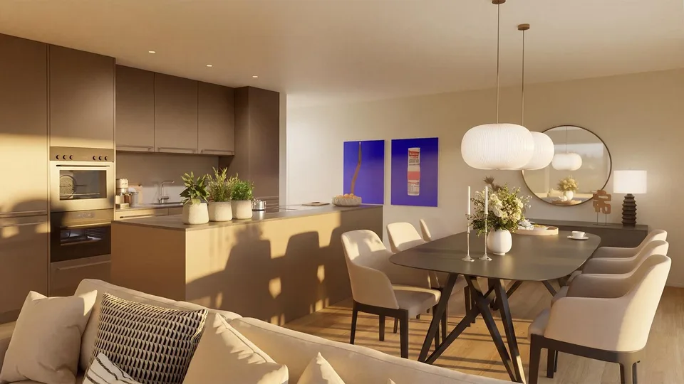 Appartement en propriété de 3,5 pièces avec vue panoramique à Lüterswil (Bucheggberg)