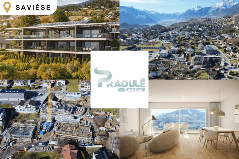 Neue PPE in Savièse - Neues Apartment mit hohem Standard und Aussicht