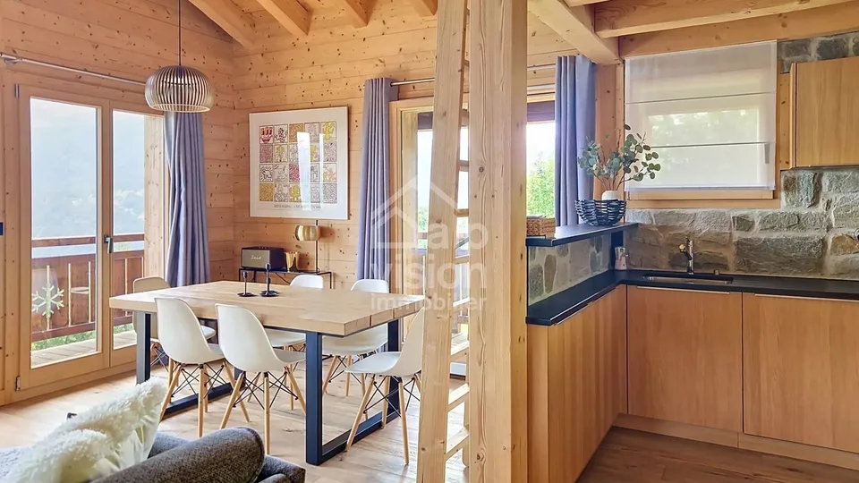 CHALET 3,5 ZIMMER PANORAMABLICK UND NATUR IM HERZEN DER 4 TÄLER