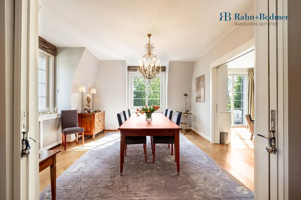 Grosszügige Maisonette-Wohnung mit Dachterrasse an exklusiver Zürichberg-Lage