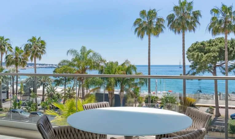 Cannes Croisette appartamento con vista mare