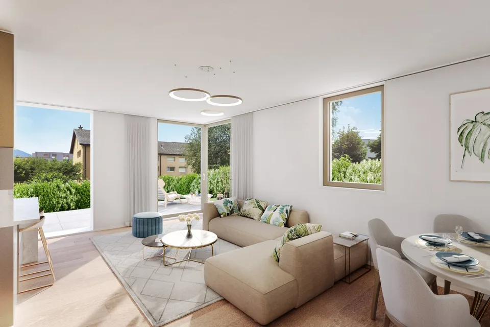 Villa contemporanea nuova con giardino - disponibile subito