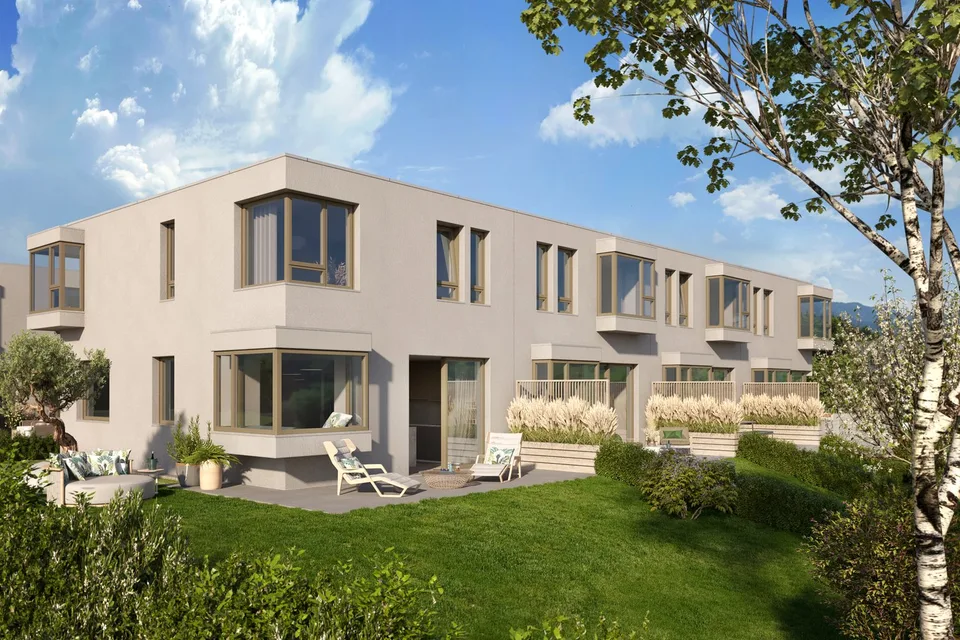 Villa contemporaine neuve en pignon avec jardin - disponible de suite