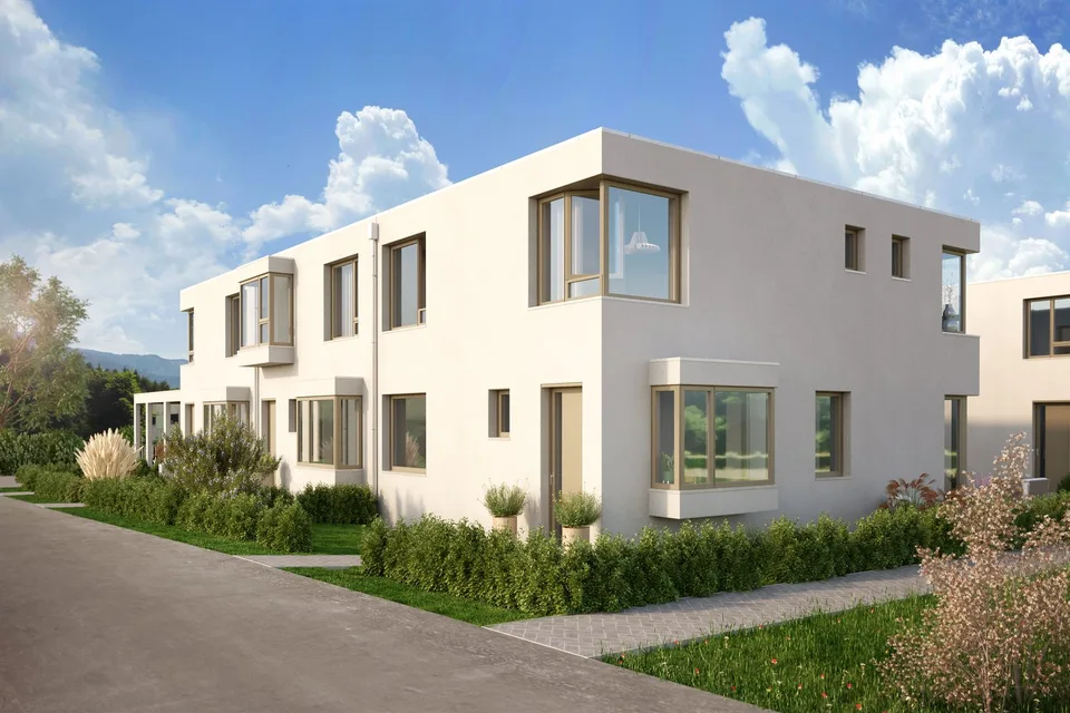 Villa contemporanea nuova con giardino - disponibile subito