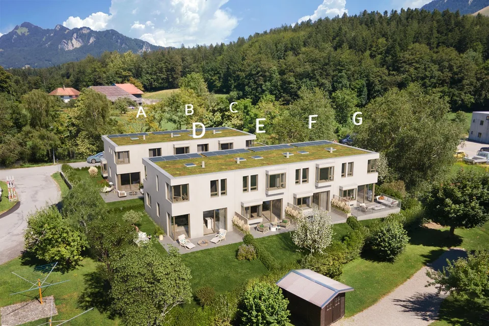 Villa contemporanea nuova con giardino - disponibile subito