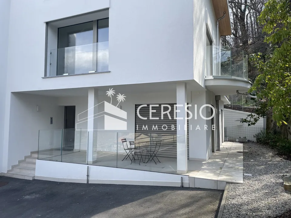 Modernes 2.5-Zimmer-Apartment mit Gartchen in Lugano-Breganzona