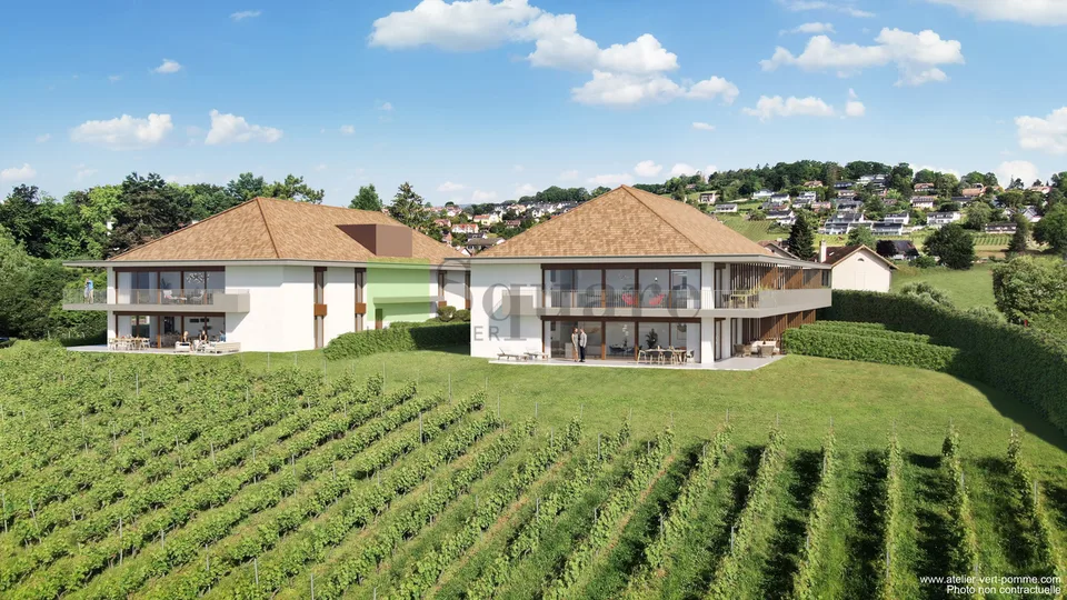 Magnifique 3,5 pièces dans une nouvelle résidence au coeur des vignes