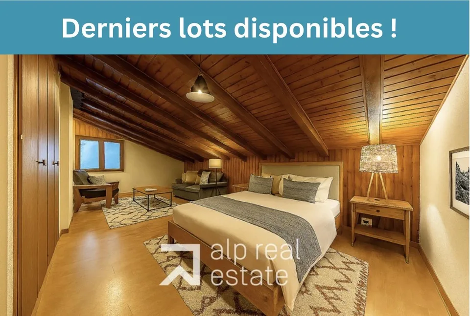 Charmant appartement traversant et mansardé de 2.5 pièces en centre de station