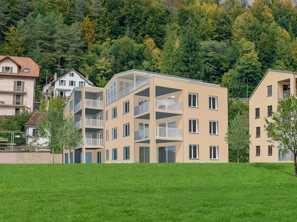 Appartement neuf, labellisé Minergie-P, de 4.5 pièces à St-Ursanne (n° 2.1)