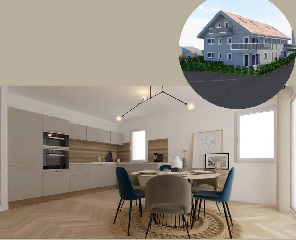 Geräumige 4.5-Zimmer-Wohnung mit Balkon in Fleurier