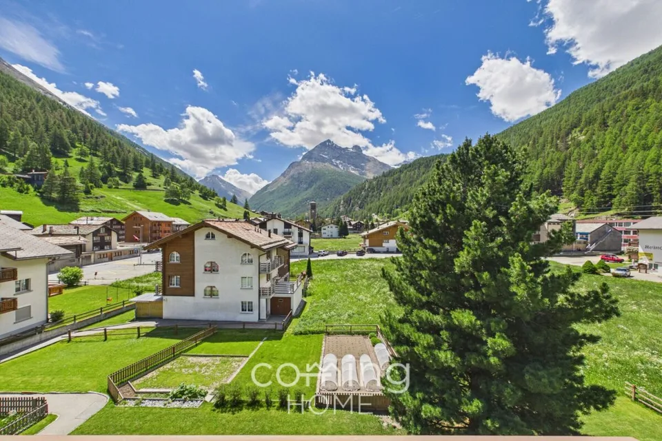 Vue panoramique et beaucoup d'espace - Appartement de 5.5 pièces à Saas-Grund, ensoleillé – photo 25 sur 28