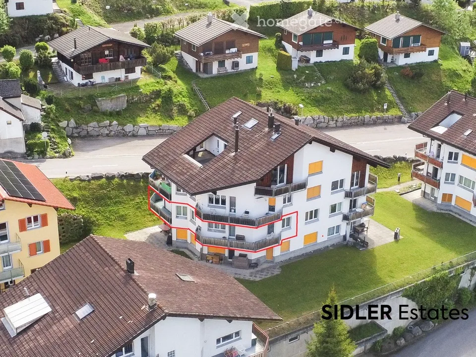 Helle 4½-Zimmer-Wohnung mit fantastischer Bergsicht
