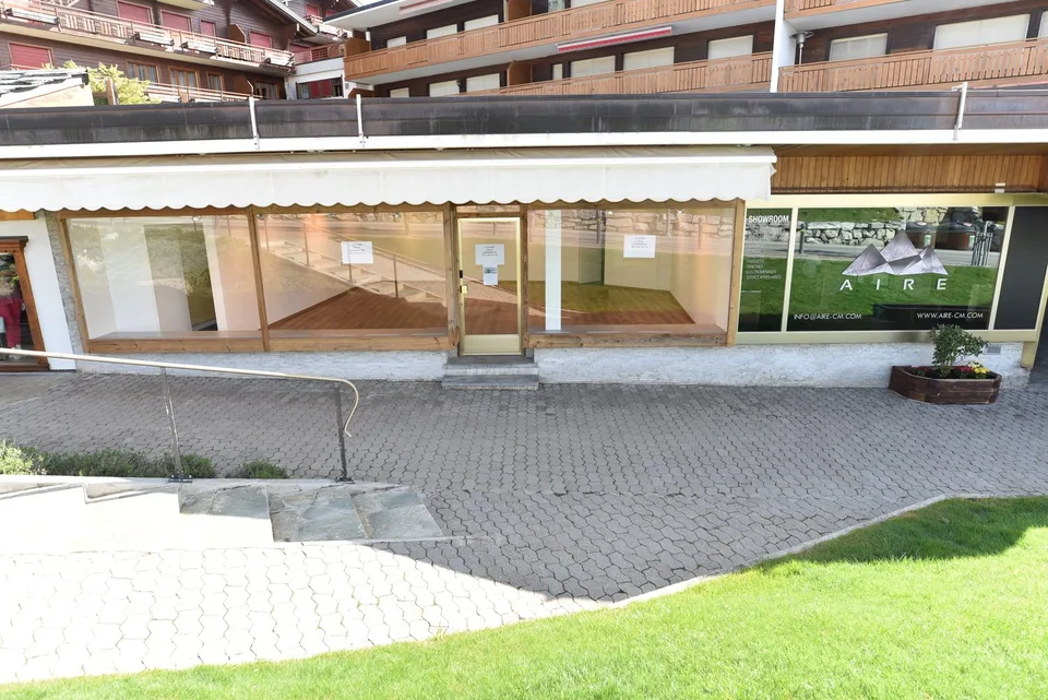 Affascinante locale commerciale nel cuore di Crans
