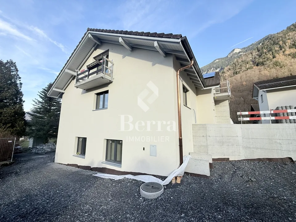 Attic apartment in Châtel-sur-Bex, delivered with private vegetable garden