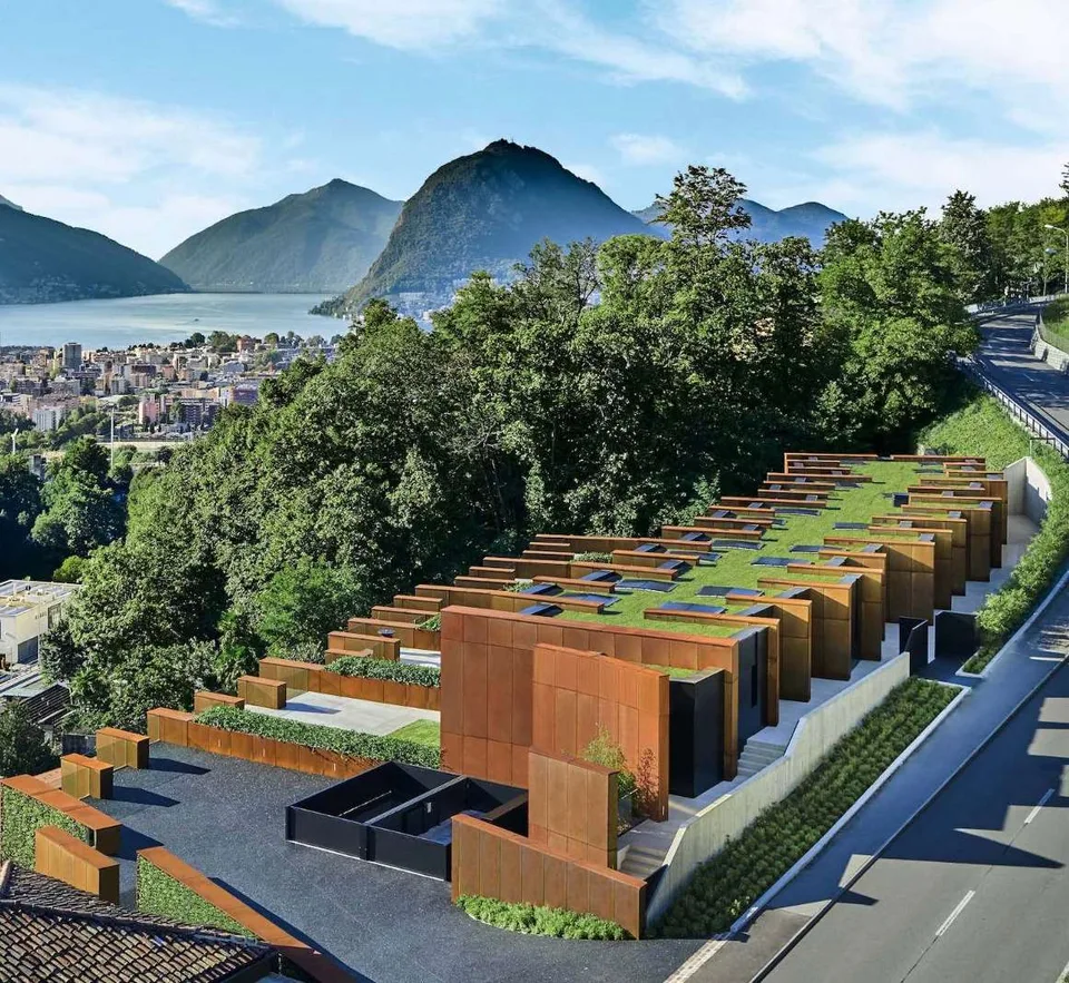 Résidence de luxe "Blade", appartement spacieux avec jardin