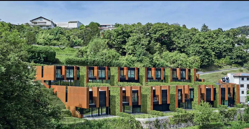Résidence de luxe "Blade", appartement spacieux avec jardin