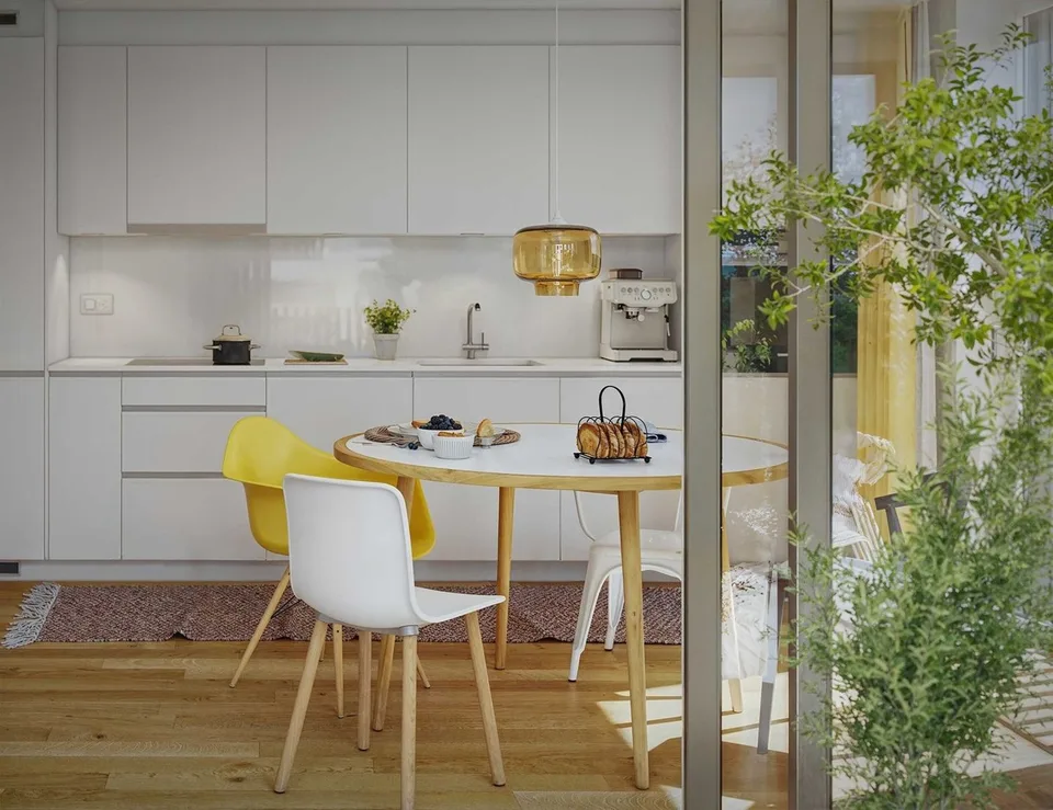 Leben Sie Raum und Serenität: 4,5 Zimmer mit Balkon