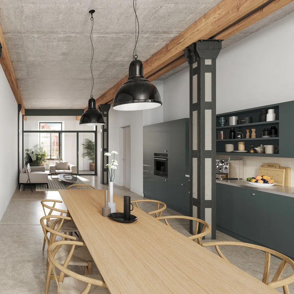 Erstvermietung - Grosszügige Wohnung mit industriellem Charme