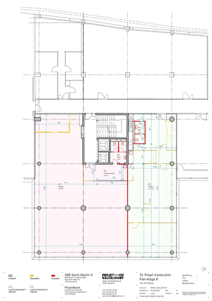Moderne und vollständig renovierte Gewerbeflächen von 129 m² und 230 m² – Foto 7 von 7