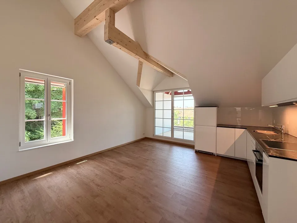 Erstbezug 2-Zimmer-Dachgeschosswohnung