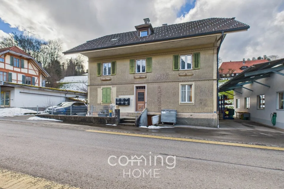 Wyssachen - Vollmöblierte 2-Zimmer-Wohnung in ruhiger Naturlage, einfach einziehen