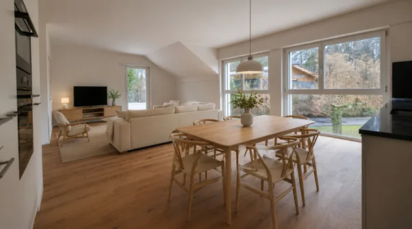 Attrayant appartement neuf de 4,5 pièces au 2e étage avec balcon ensoleillé