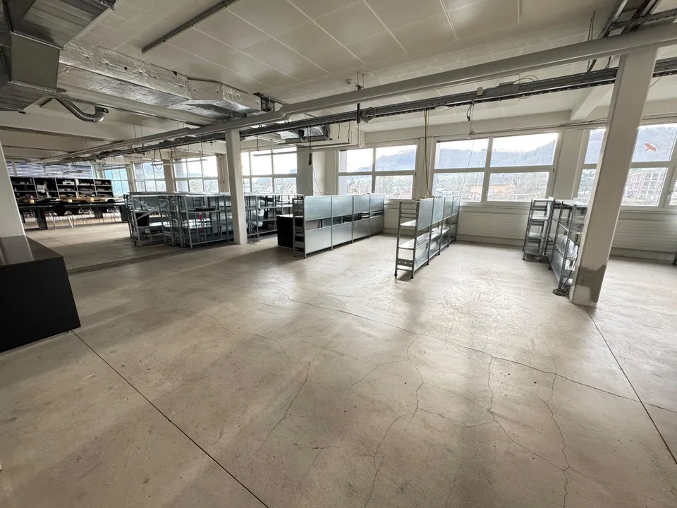 DAMMPARK: Grande area di ufficio vicino alla stazione di Frick