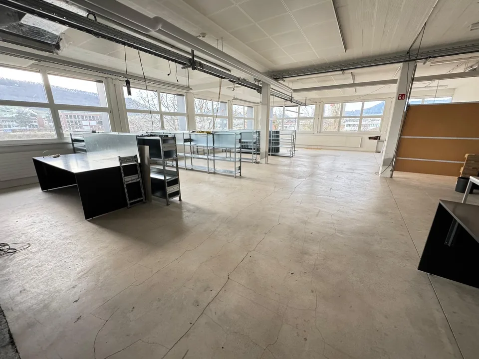 DAMMPARK: Grande area di ufficio vicino alla stazione di Frick
