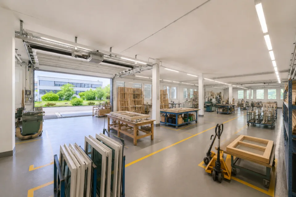 Befahrbare Lager- und Werkstattfläche mit Rolltor – Foto 8 von 12
