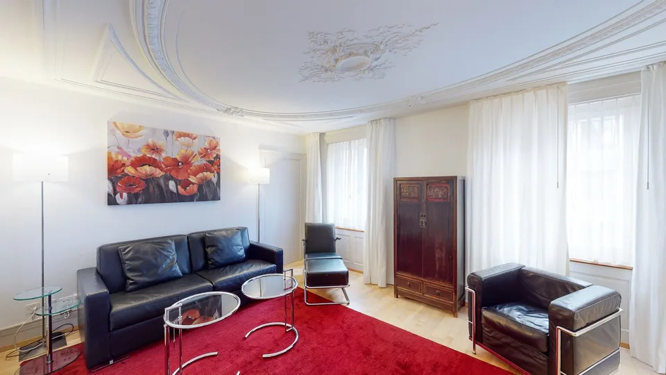 Elegant 3.5-Room Furnished Apartment in Prime Seefeld Location