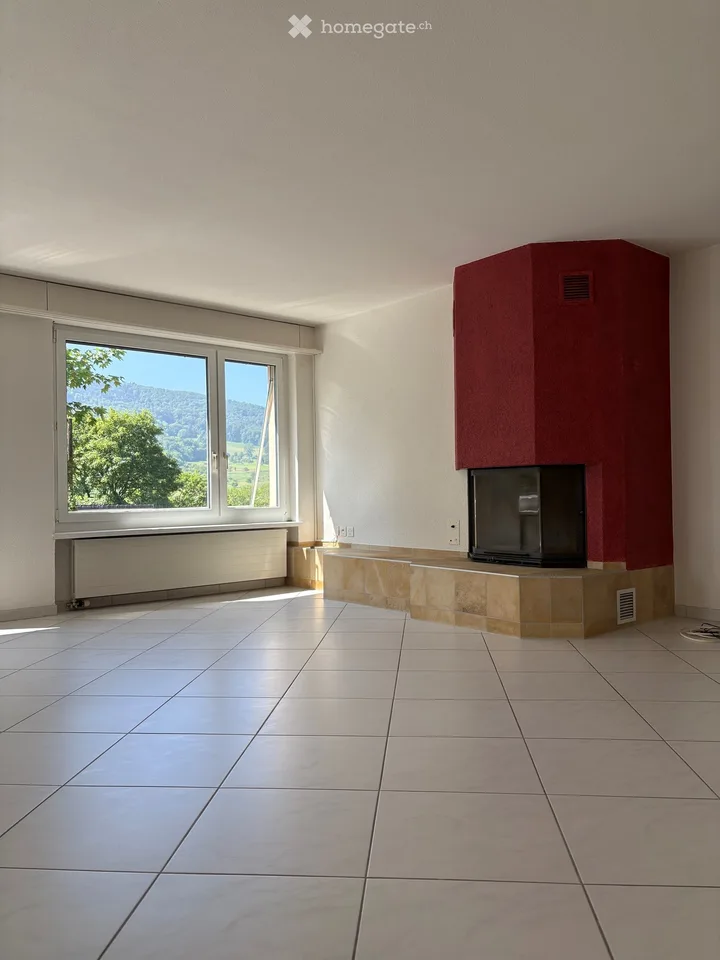 Appartamento luminoso 3.5 locali con terrazza e bella vista a Hofstetten-Flüh
