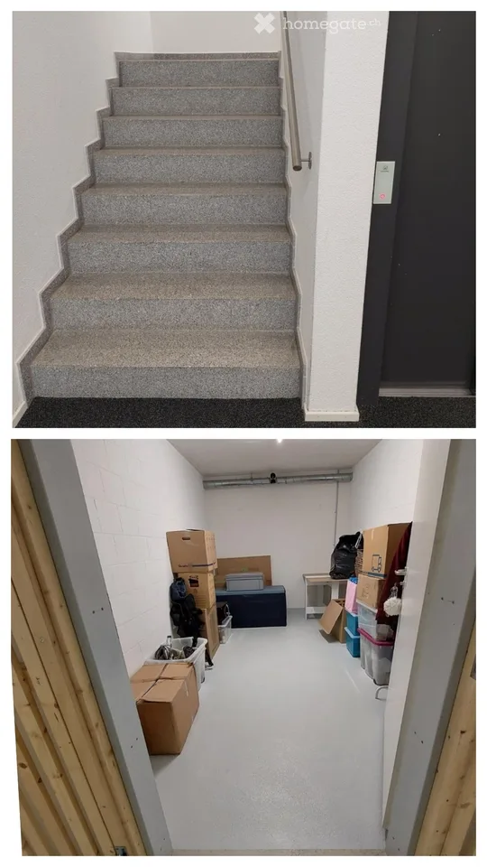 3.5-Zimmer - 5412 Gebenstorf mit grossem, gedecktem Balkon