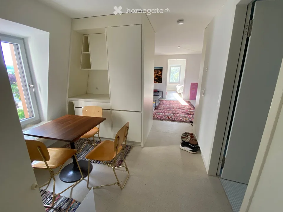 Appartement 2,5 pièces avec pièces à partager
