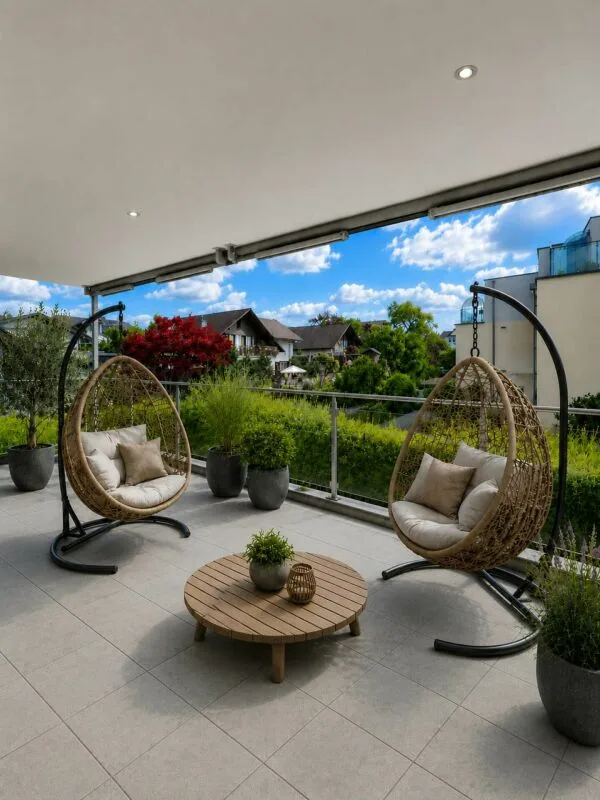 Vivere come in una casa unifamiliare - Bella maisonette di 5,5 locali con posto giardino e balcone a Fahrwangen sul lago di Hallwil – foto 13 di 16