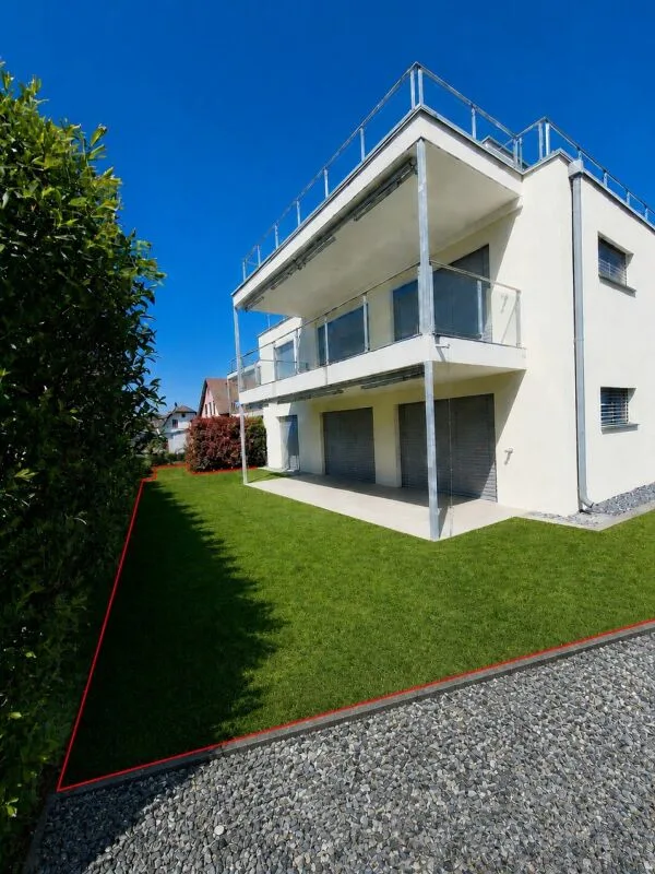 Wohnen wie in einem Einfamilienhaus - Schöne 5.5-Zimmer Maisonette Wohnung mit Gartensitzplatz und Balkon in Fahrwangen am Hallwilersee