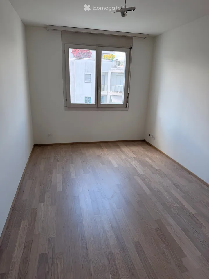 See directly in front of the door