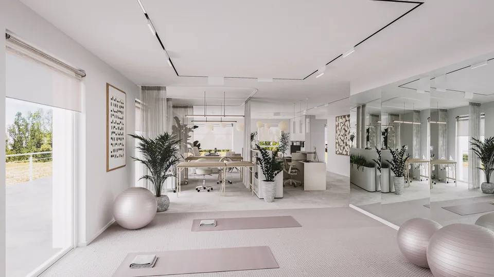 100m2 office
